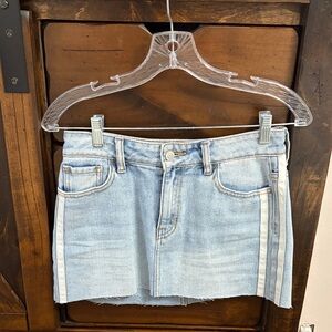 PacSun Light Blue Denim Mini Skirt